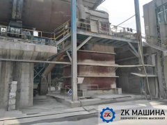 Вертикальный охладитель для производства негашеной изв