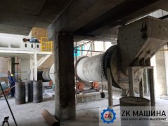 Барабанная сушилка для негашеной извести Иран φ1,2*10 м