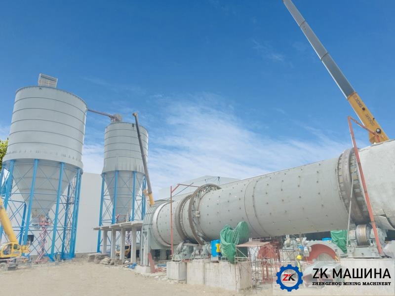 Роторная сушилка ZK помогает предприятиям по производст